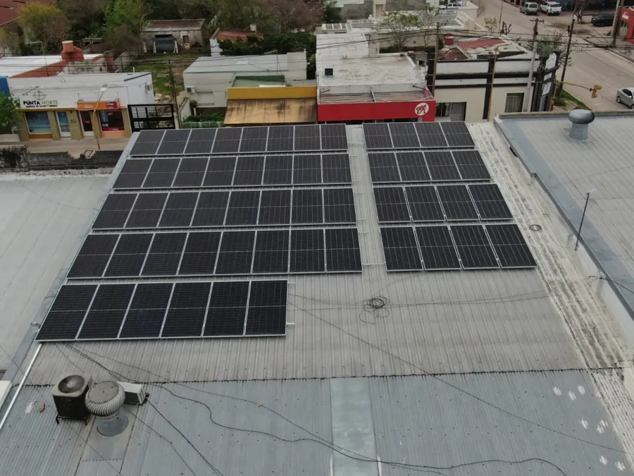 Supermercado MERKO — instalación solar en Santa Fe, foto 3